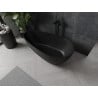 Mexen Palermo baignoire autoportante en conglomérat 150 x 78 cm, noir mat - 57211507870