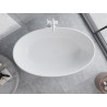 Mexen Parma vrijstaande badkuip van conglomerate 160 x 95 cm, wit mat - 57231609500