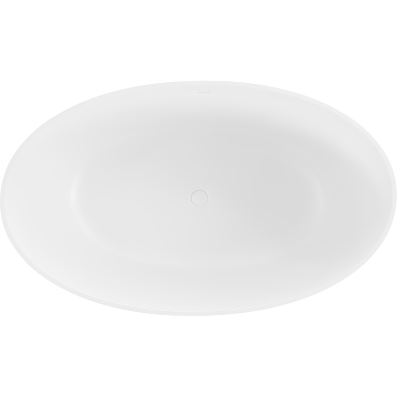 Mexen Parma baignoire autoportante en conglomérat 160 x 95 cm, blanc mat - 57231609500