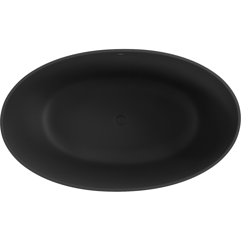 Mexen Parma vrijstaande badkuip van composiet 160 x 95 cm, zwart mat - 57231609570