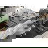 Mexen Elias Granitspüle 1-beckig mit Abtropffläche und Küchenarmatur Savita, schwarz/silber metallic- 6511-73-672601-70