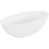 Mexen Bari bañera exenta de conglomerado 165 x 75 cm, blanco mate - 57221657500