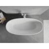 Mexen Bari vasca da bagno autoportante in conglomerato 165 x 75 cm, bianco opaco - 57221657500
