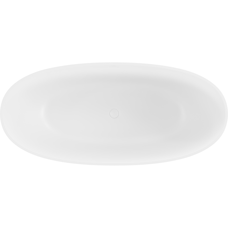 Mexen Bari banheira independente de conglomerado 165 x 75 cm, branco mate - 57221657500