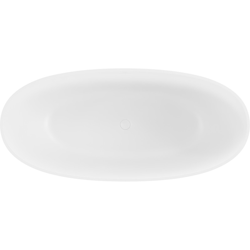 Mexen Bari freistehende Wanne aus Konglomerat 165 x 75 cm, weiß matt - 57221657500