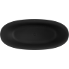 Mexen Bari bañera exenta de conglomerado 165 x 75 cm, negro mate - 57221657570