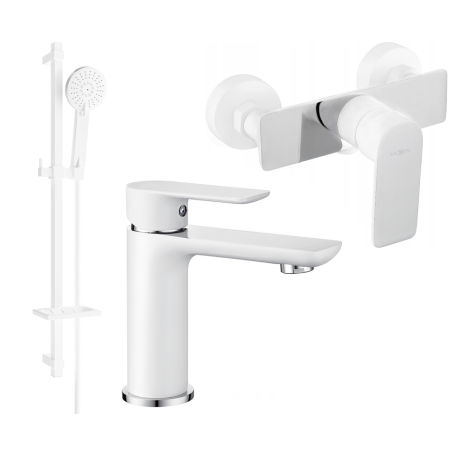 Mexen Alfa DQ40 ensemble de douche, blanc/chrome - 745704DQ40-02