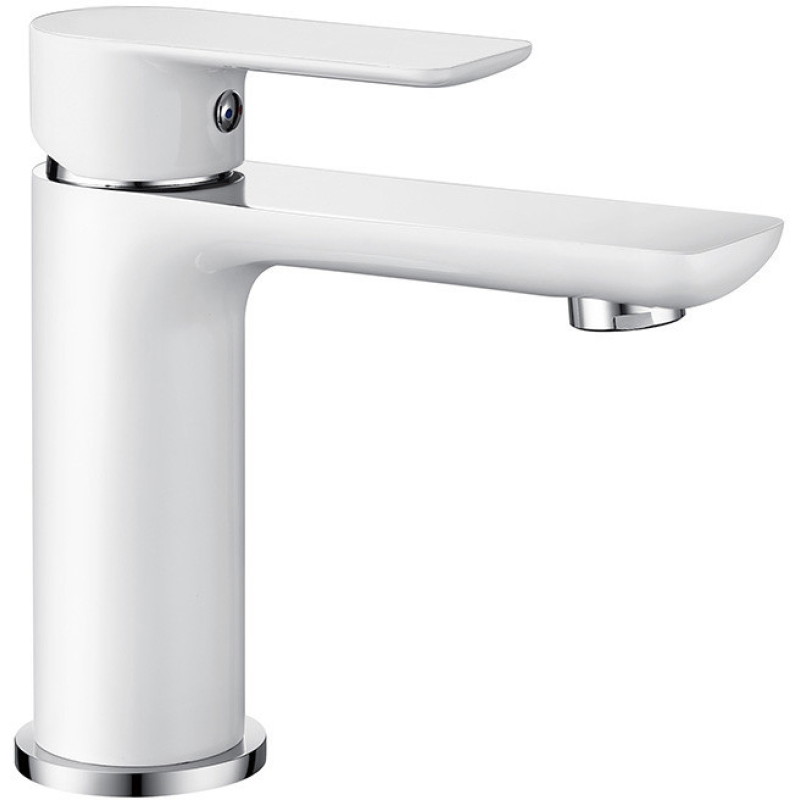 Mexen Alfa washbasin faucet, white/chrome - 745700-02