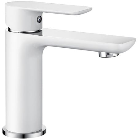 Mexen Alfa grifo de lavabo, blanco/cromo - 745700-02