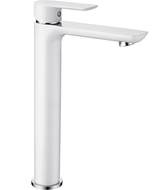 Mexen Alfa rubinetto alto per lavabo, bianco/cromato - 745710-02