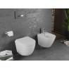 Mexen Lena Rimless wc-pot met langzaam sluitende harde zitting, duroplast, glanzend wit - 30220200