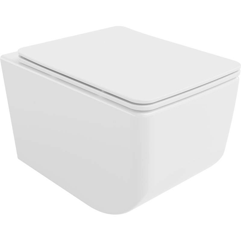 Mexen Vera cuvette WC sans rebord avec abattant à descente lente slim, duroplast, blanc - 30164000