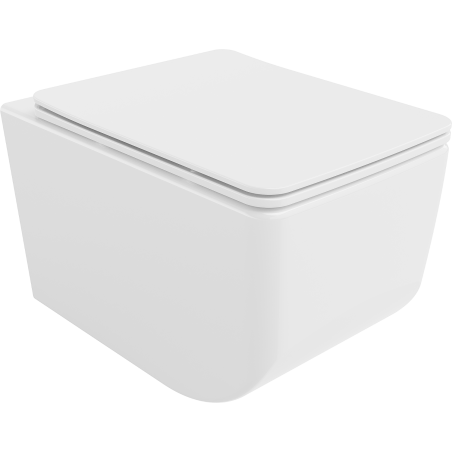 Mexen Vera wc rimless con copriwater a chiusura rallentata slim, duroplast, bianco - 30164000