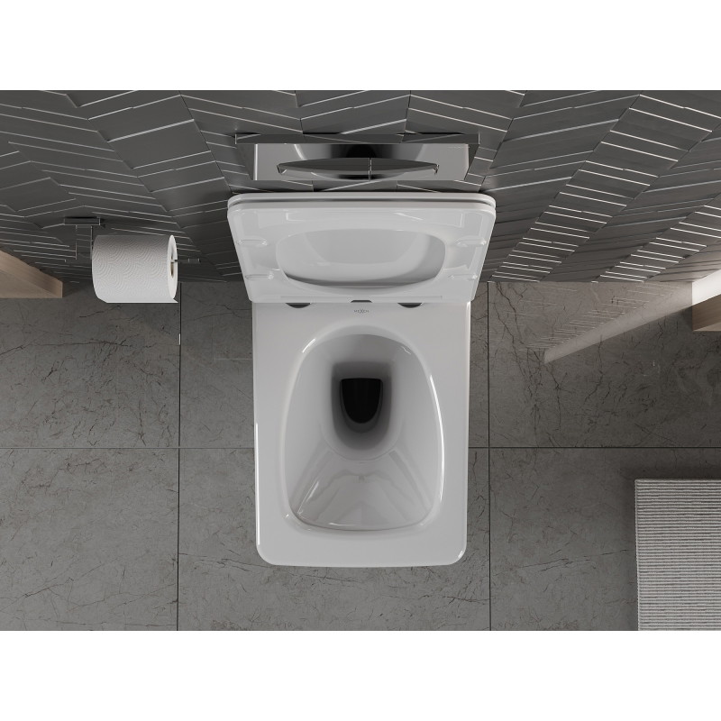 Mexen Vera wc-pot Rimless met softclose slim zitting, duroplast, wit - 30164000