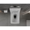 Mexen Vera WC-Schüssel Rimless mit absenkbarem Slim-Deckel, Duroplast, weiß - 30164000