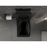 Mexen Vera cuvette WC sans rebord avec abattant à descente progressive slim, duroplast, noir mat - 30164070