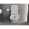 Mexen Vito WC-Schüssel Rimless mit Soft-Close-Deckel Slim, Duroplast, Weiß Glanz - 30174000