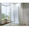 Mexen Texas porte de douche battante 90 cm, transparent, chrome - 880-090-000-01-00