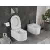 Mexen Sofia toilet bowl with hard soft-close seat, white gloss - 30798000