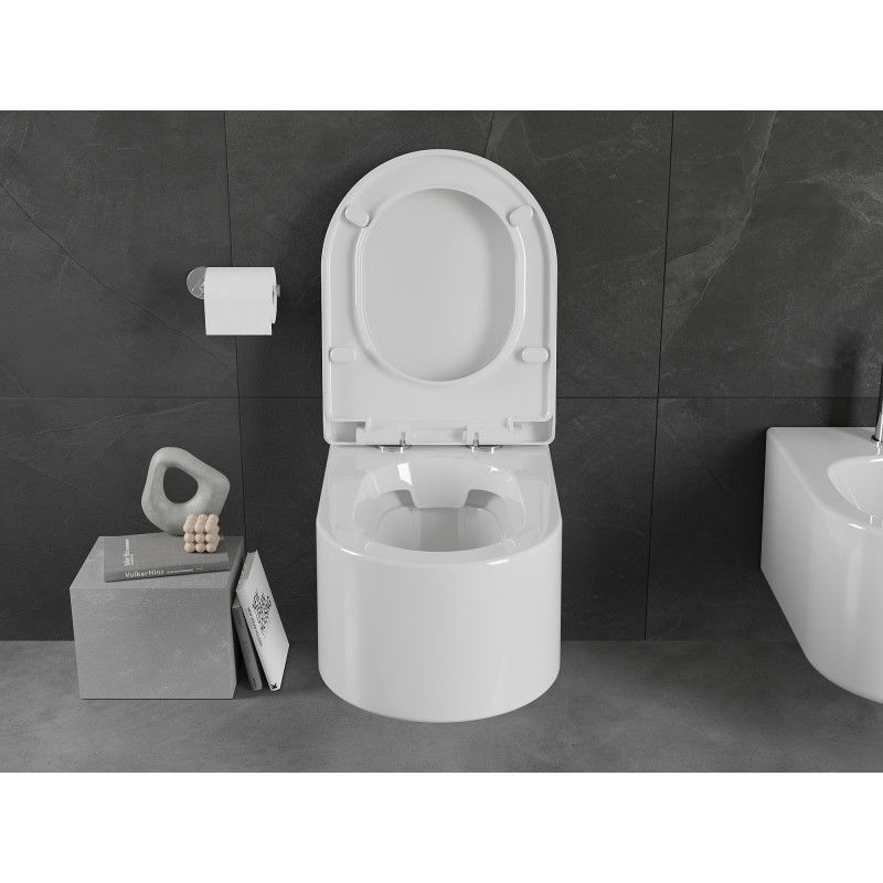 Mexen Sofia cuvette WC avec abattant à descente lente dur, blanc brillant - 30798000
