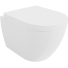 Mexen Lena Rimless Toilet Bowl with Hard Soft-Close Seat, Glossy White - 30298000
