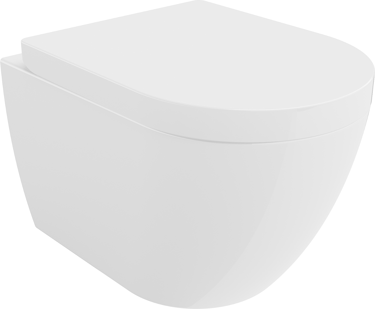 Mexen Lena miska wc Rimless z deską wolnoopadającą twarda, biała