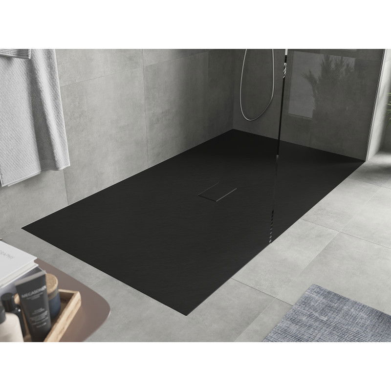 Mexen Hugo receveur de douche rectangulaire SMC 180 x 100 cm, noir - 42701018