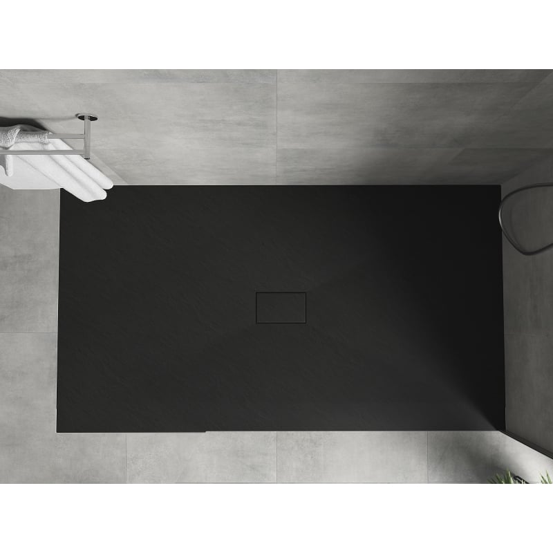 Mexen Hugo pravokutna tuš kada SMC 170 x 100 cm, crna - 42701017