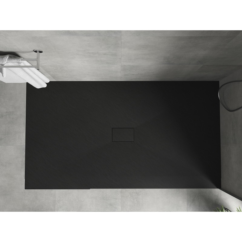 Mexen Hugo ristkülikukujuline SMC dušialus 170 x 100 cm, must - 42701017