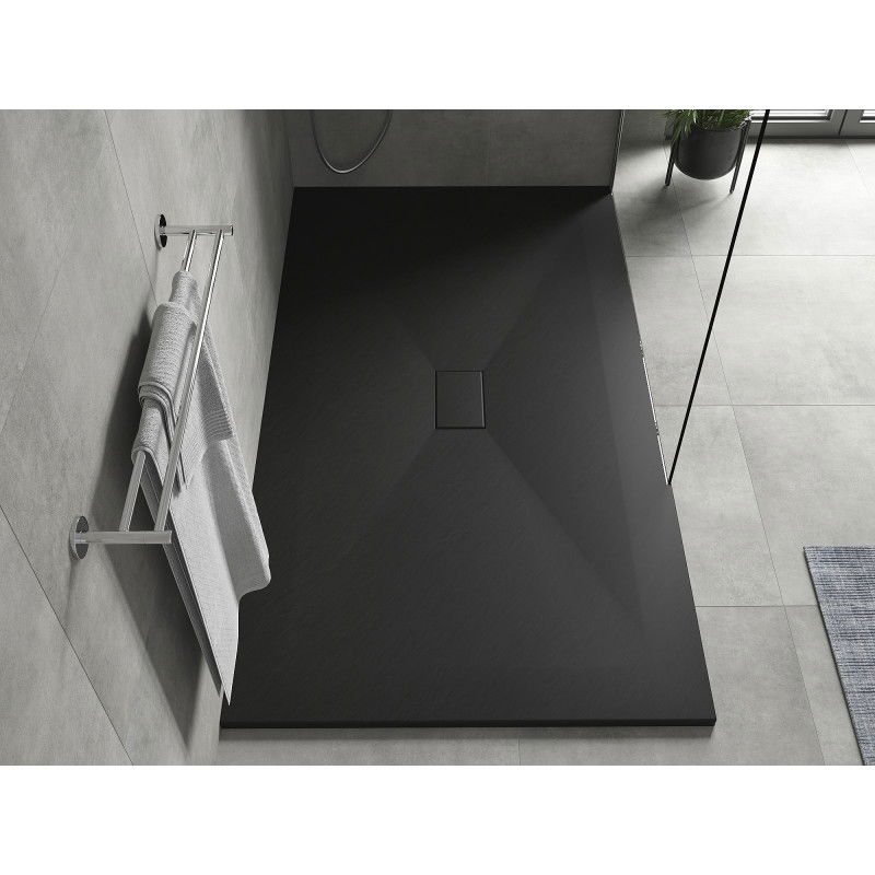 Mexen Hugo receveur rectangulaire SMC 170 x 100 cm, noir - 42701017