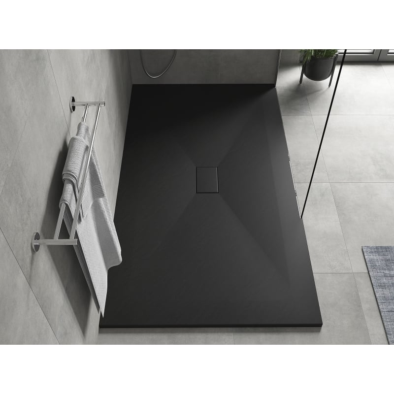 Mexen Hugo rectangular shower tray SMC 170 x 100 cm, black - 42701017