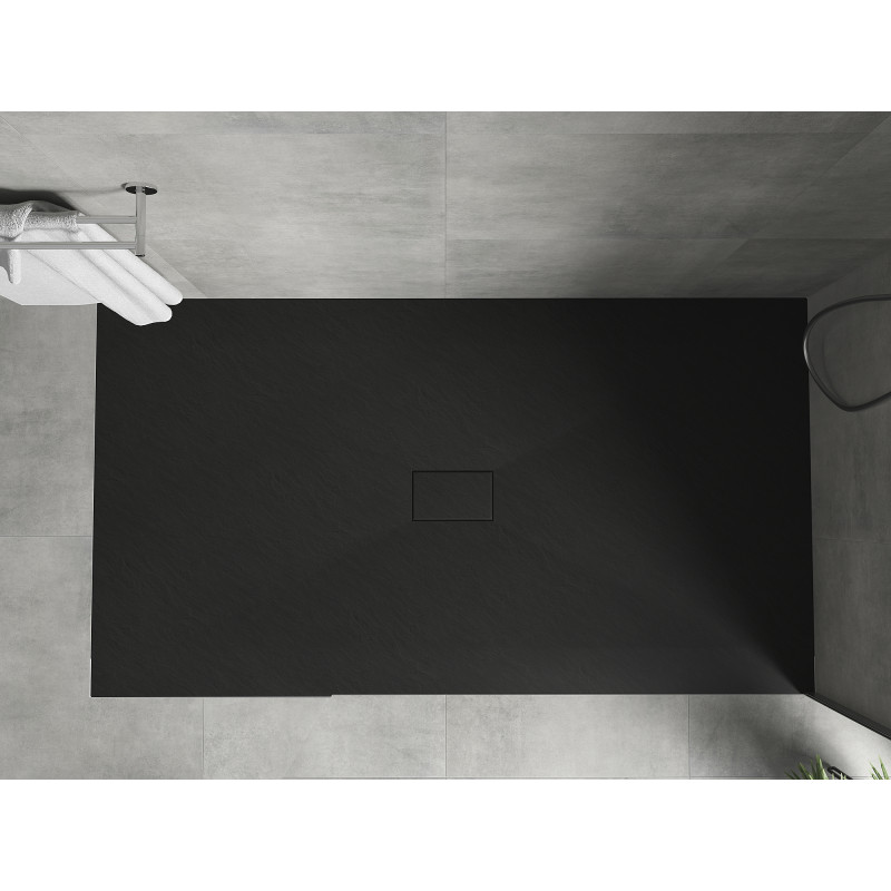 Mexen Hugo rechthoekige douchebak SMC 150 x 100 cm, zwart - 42701015