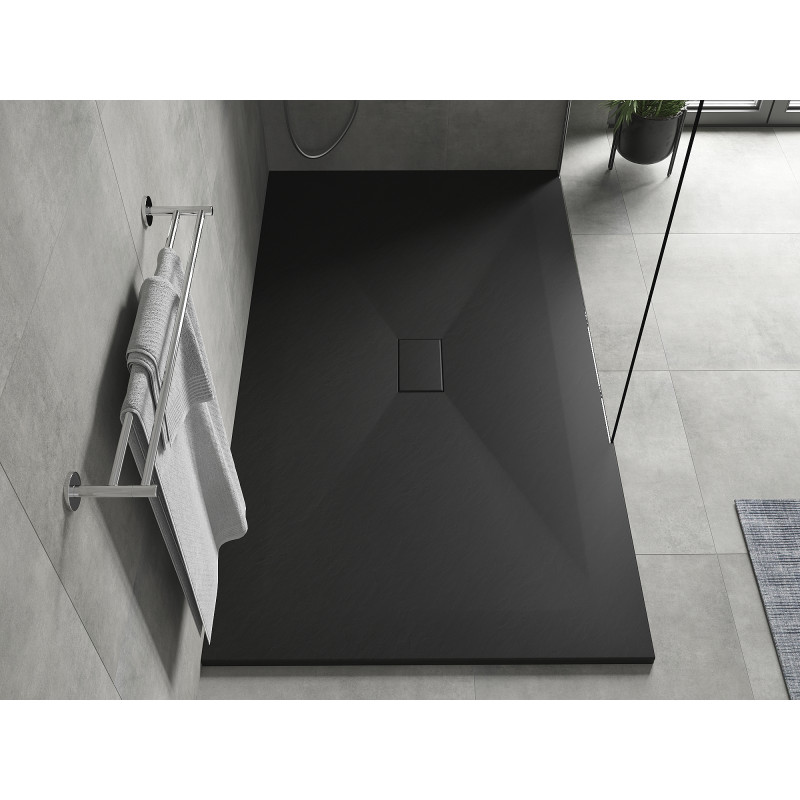 Mexen Hugo rechthoekige douchebak SMC 150 x 100 cm, zwart - 42701015