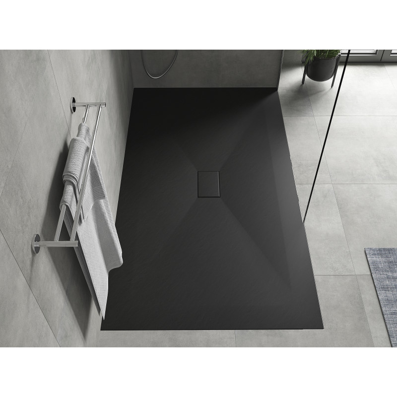 Mexen Hugo rechthoekige douchebak SMC 150 x 100 cm, zwart - 42701015