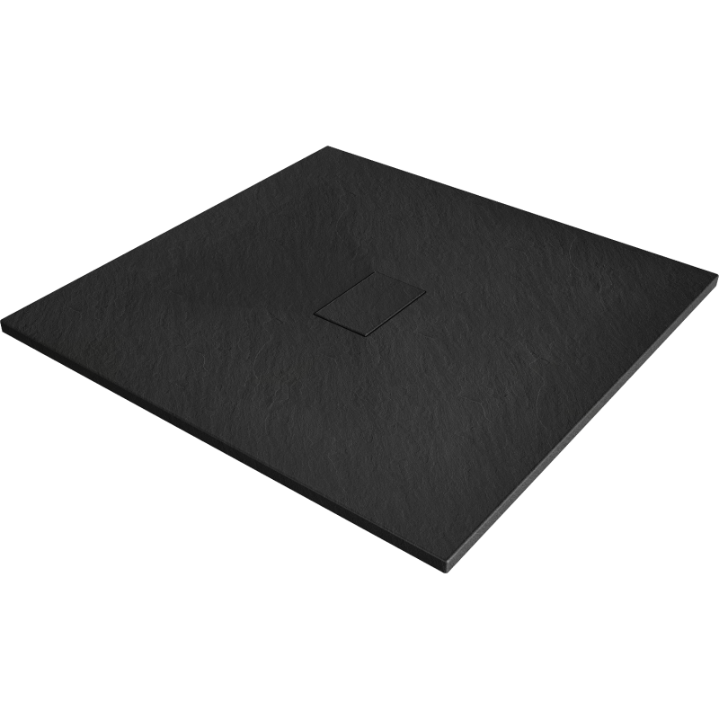 Mexen Hugo quadratische Duschwanne SMC 100 x 100 cm, schwarz - 42701010