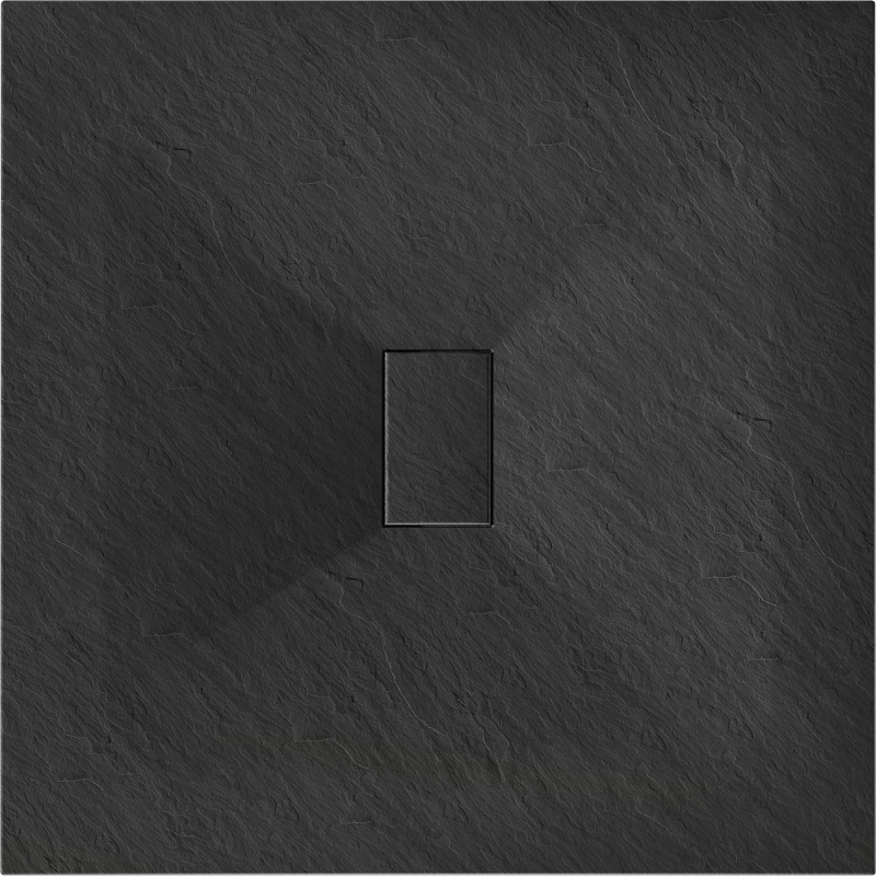 Mexen Hugo brodzik kwadratowy SMC 100 x 100 cm, czarny - 42701010