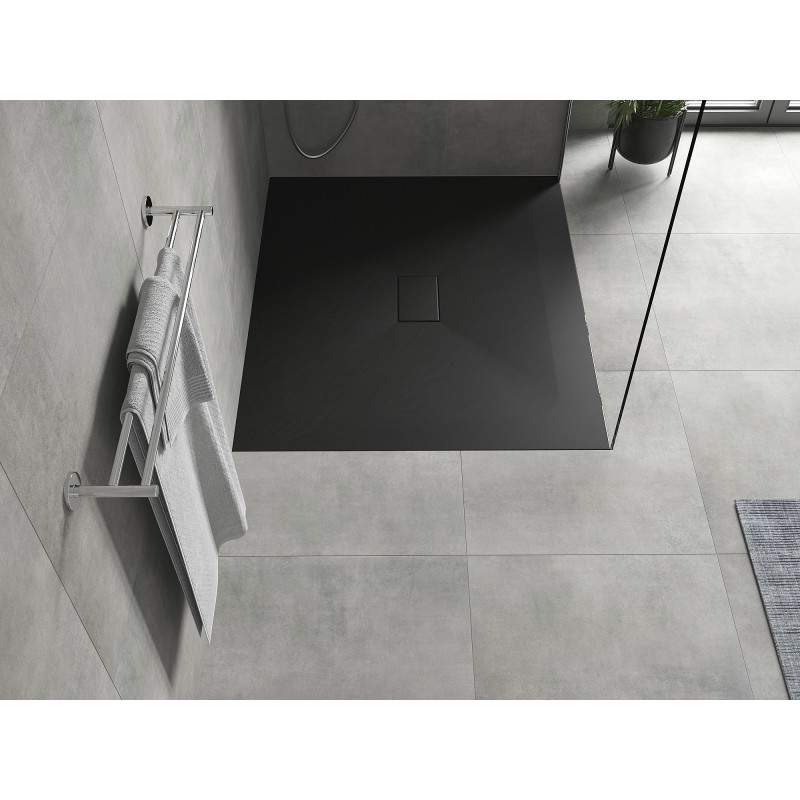 Mexen Hugo rechteckige Duschtasse SMC 130 x 100 cm, schwarz - 42701013