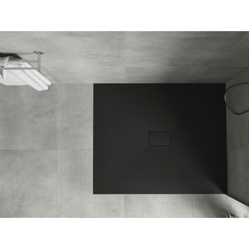 Mexen Hugo plato de ducha rectangular SMC 120 x 100 cm, negro - 42701012