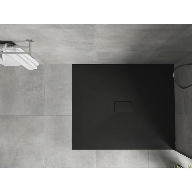 Mexen Hugo rectangular shower tray SMC 110 x 100 cm, black - 42701011