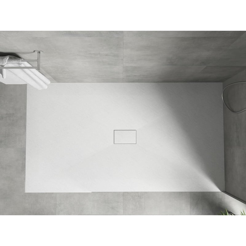 Mexen Hugo plato de ducha rectangular SMC 170 x 100 cm, blanco - 42101017