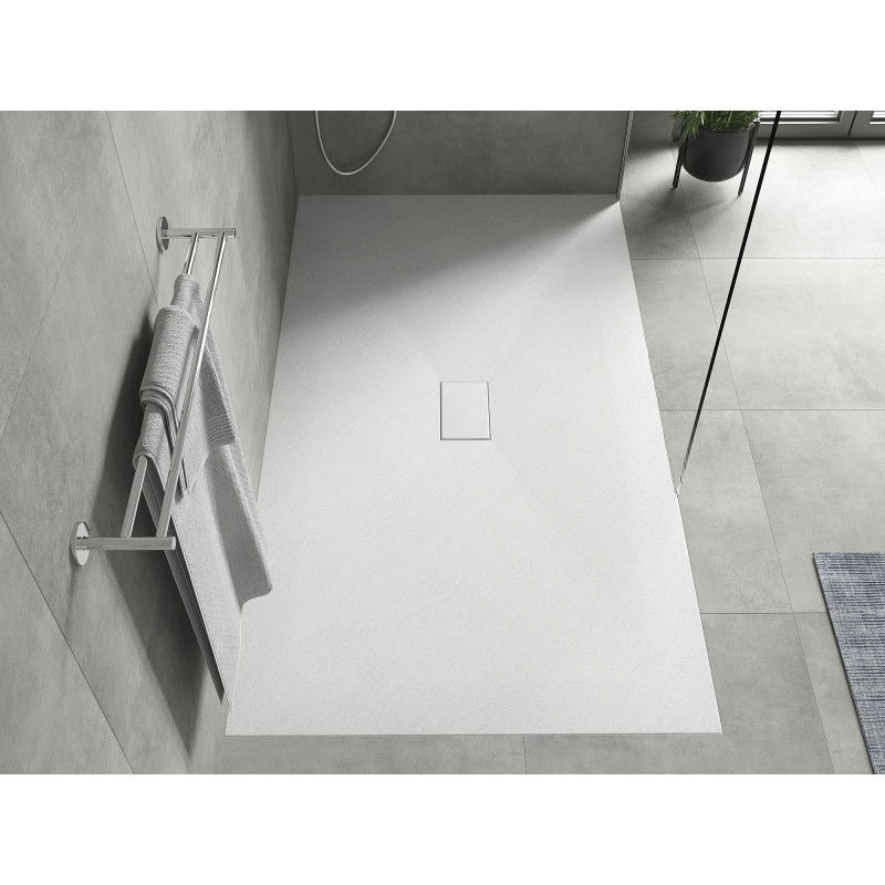 Mexen Hugo plato de ducha rectangular SMC 160 x 100 cm, blanco - 42101016