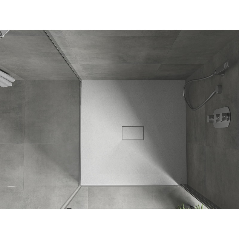 Mexen Hugo SMC vierkante douchebak 100 x 100 cm, wit - 42101010