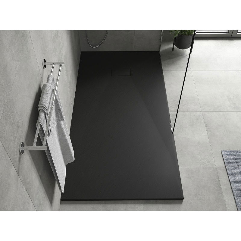 Mexen Hugo receveur de douche rectangulaire SMC 170 x 90 cm, noir - 42709017