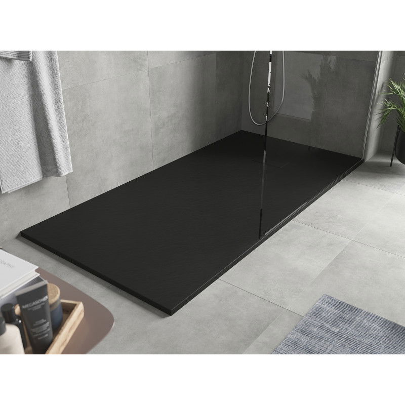 Mexen Hugo rechteckige Duschwanne SMC 170 x 90 cm, schwarz - 42709017