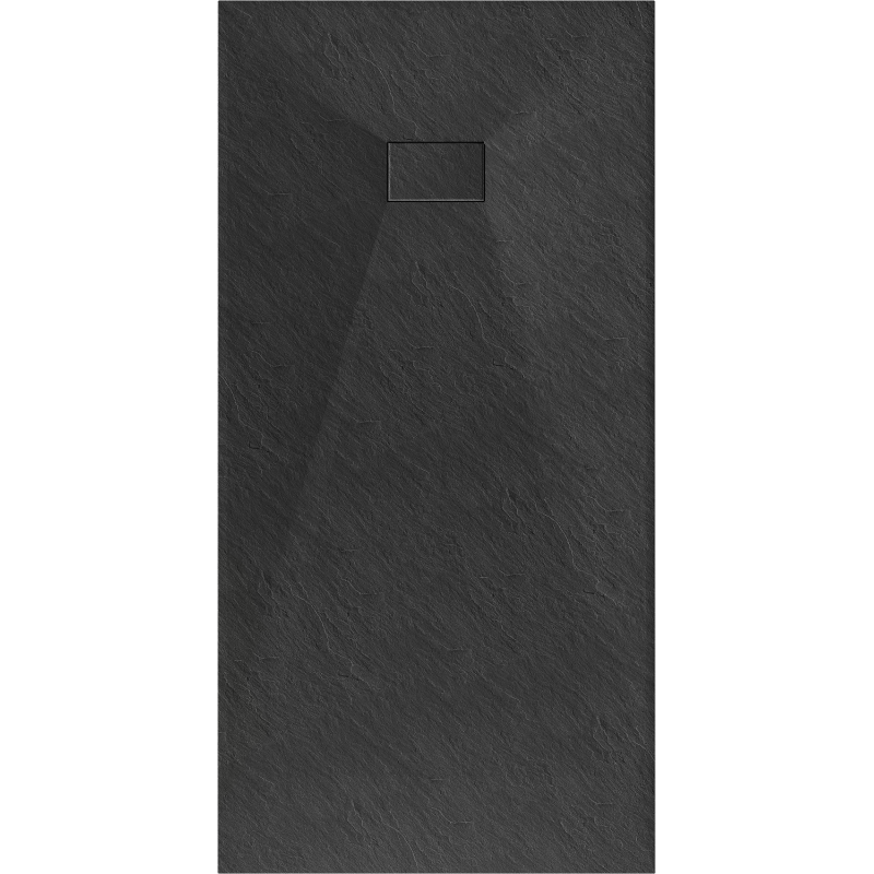 Mexen Hugo brodzik prostokątny SMC 180 x 80 cm, czarny - 42708018