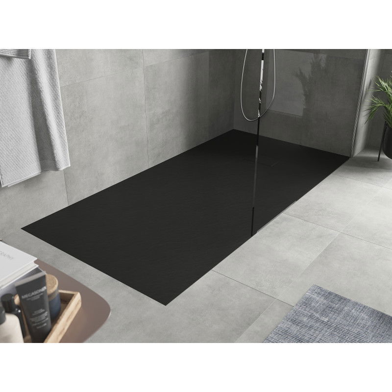 Mexen Hugo rechteckige Duschwanne SMC 170 x 80 cm, schwarz - 42708017