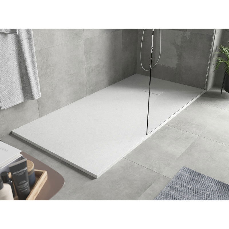 Mexen Hugo plato de ducha rectangular SMC 170 x 80 cm, blanco - 42108017