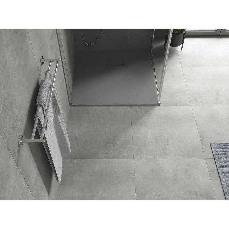 Mexen Hugo plato de ducha cuadrado SMC 80 x 80 cm, gris - 42618080