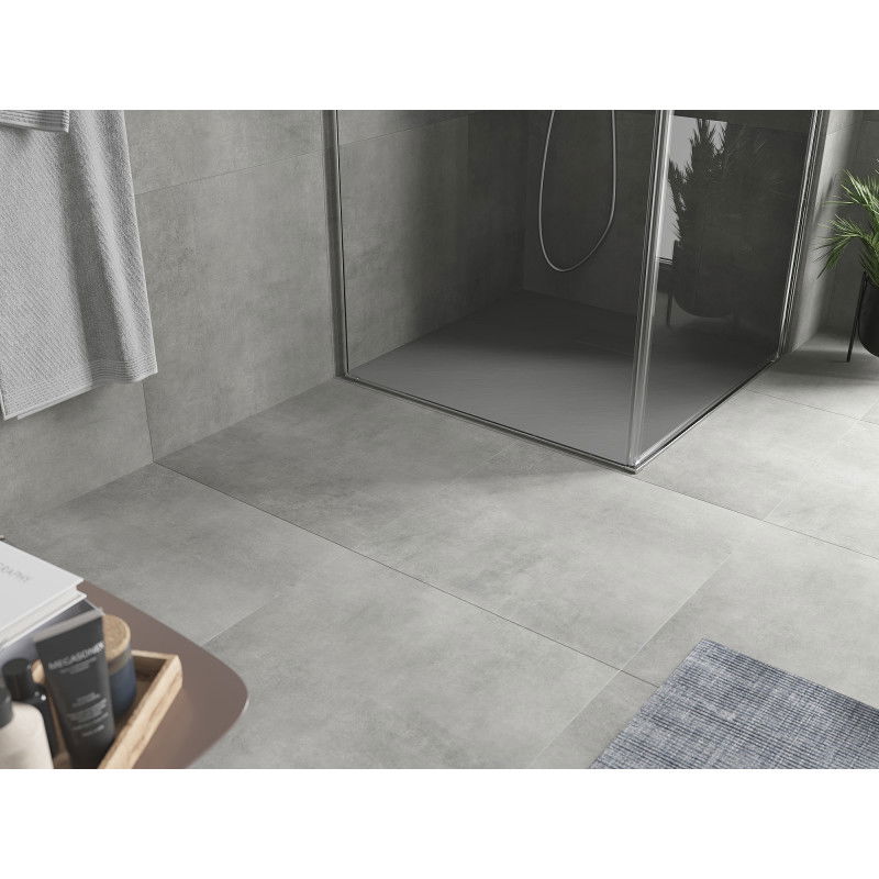 Mexen Hugo piatto doccia quadrato SMC 80 x 80 cm, grigio - 42618080