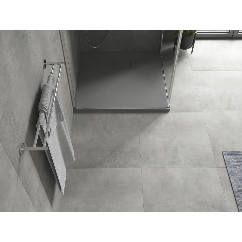 Mexen Hugo shower tray square SMC 80 x 80 cm, grey - 42618080